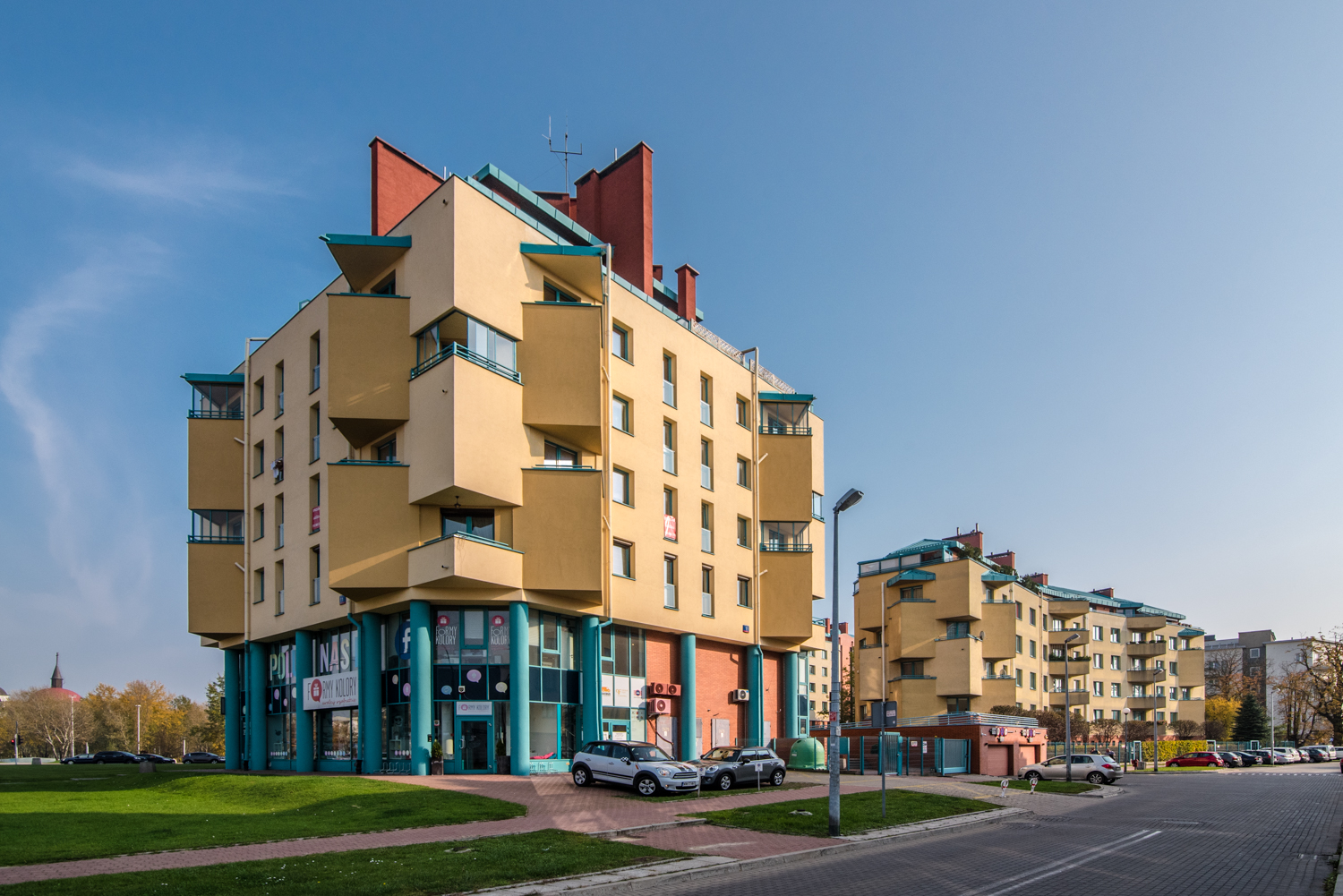 Zdjęcie architektury budynku Budynki mieszkalno-usługowe